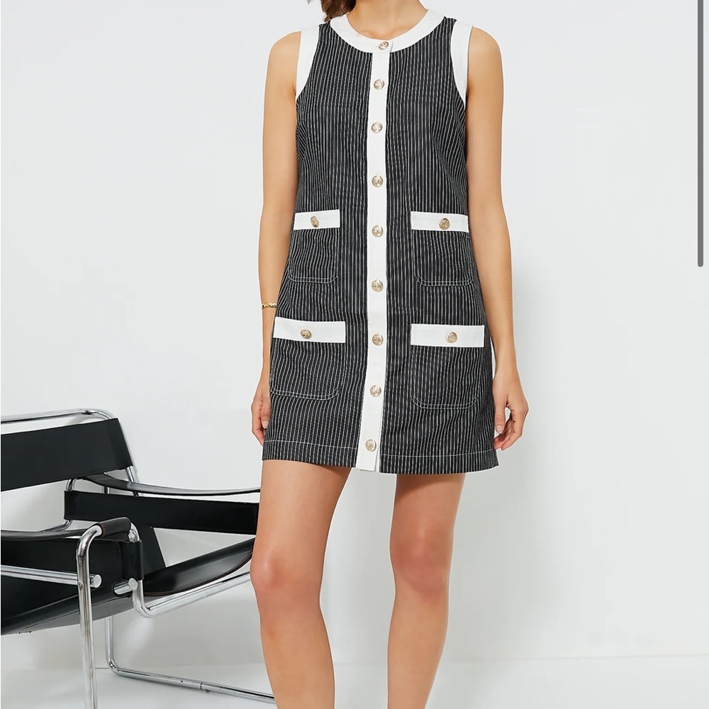 POMANDER PLACE

Black Stripe Voileta Dress